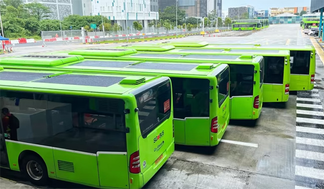 Go-Ahead to deploy 50 more buses fitted with ultra-thin solar panels