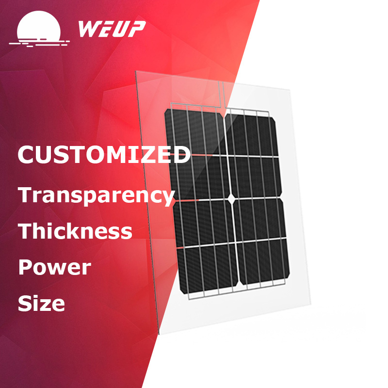 High BIPV Solar Panels CCC Glass Waterproof Insulation Solar Panel